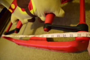 Radio Flyer soft rock and bounce pony rockers length measurement
