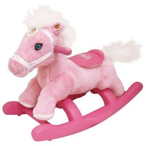 Details about   Pink Pony For My Little Princess Rocking Horse Daughter Girl Ride Wooden Rocker 