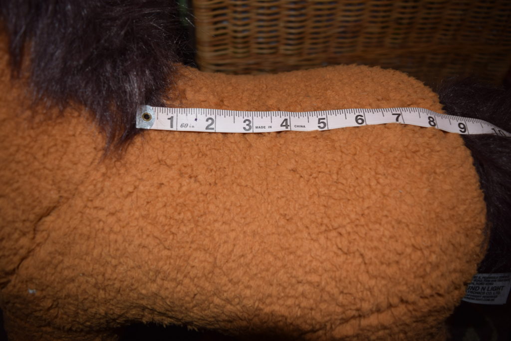 The rocking horse seat length