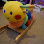Rockabye rocking caterpillar toy for babies and toddlers to ride on featured image