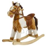 Rockin' Rider plush rocking horse with sounds and movement for 2-3 years old toddlers kids boys girls