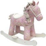 Little Bird Told Me Pixie Fluff pink rocking horse for 1 - 2 year old babies toddlers pony animal ride on toy