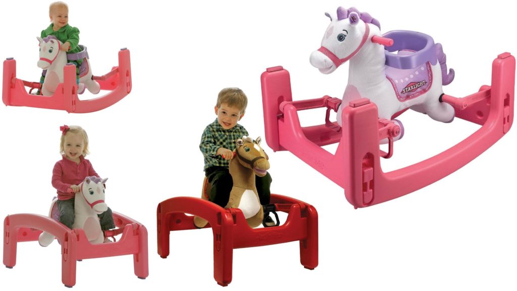 Rockin Rider grow with me rocking horses ponies with seats for babies toddlers