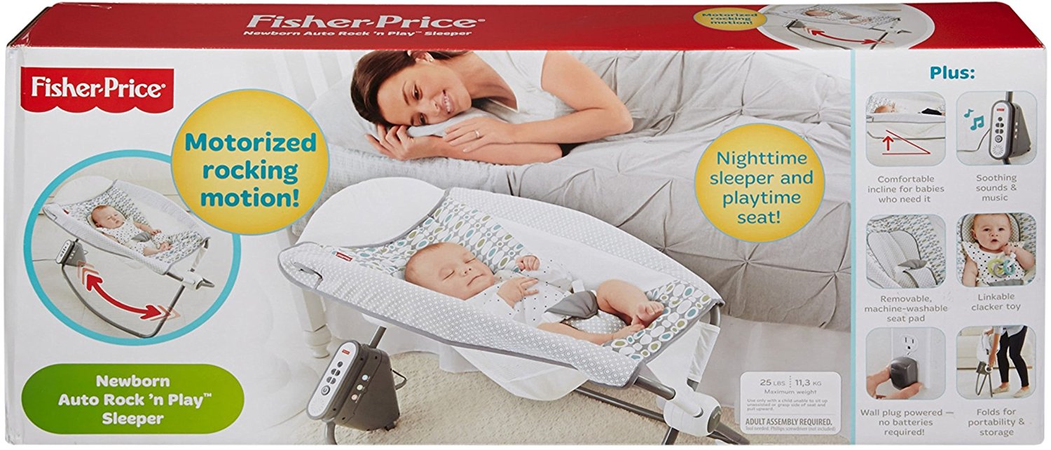 Fisher-Price auto rock 'n play baby sleeper has a 1 year limited warranty