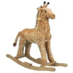 Charm Company rocking giraffe animal ride on rocker toy toddlers older kids