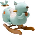 Labebe squirrel rocking animal with seat for babies toddlers ride on toy