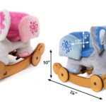 Plush rocking elephant for babies and toddlers ride on toy