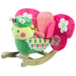 Rockabye Plush Butterfly Rocker Chair for Babies Toddlers Rocking Toy Ride on