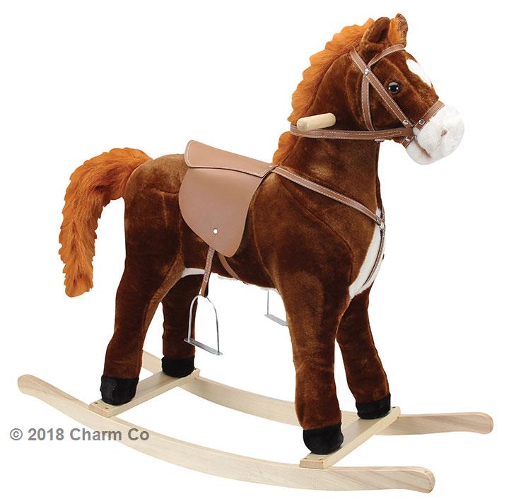 Charm Company rocking horse with sound and movement for toddlers kids dimensions