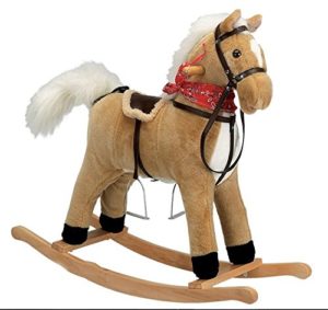 Charm Company plush rocking horse with sound and movement