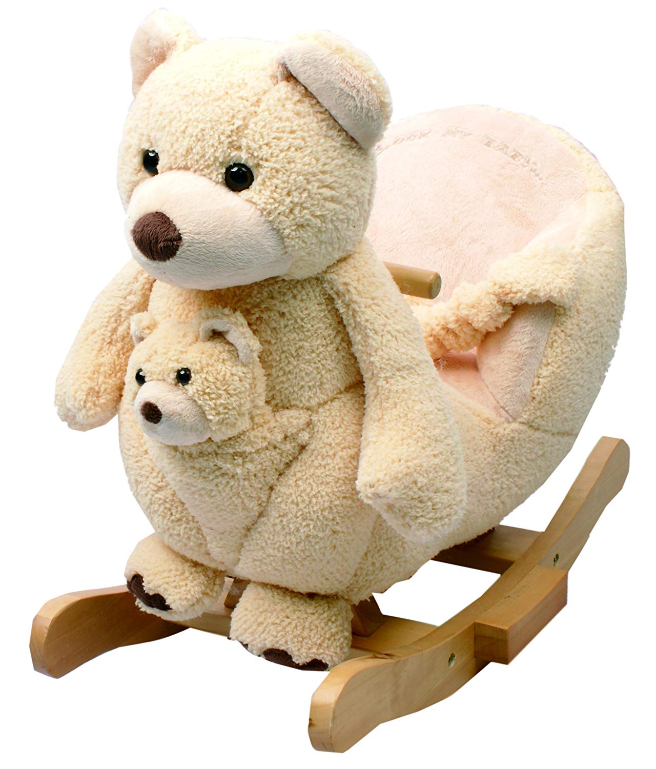 ultra soft plush rocking bear animal chair for baby nursery decor