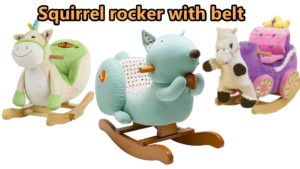 Baby Rocking Horses Ride on Toys plush rockers 1-2 years old. Soft stuffed plush horse rockers for children 