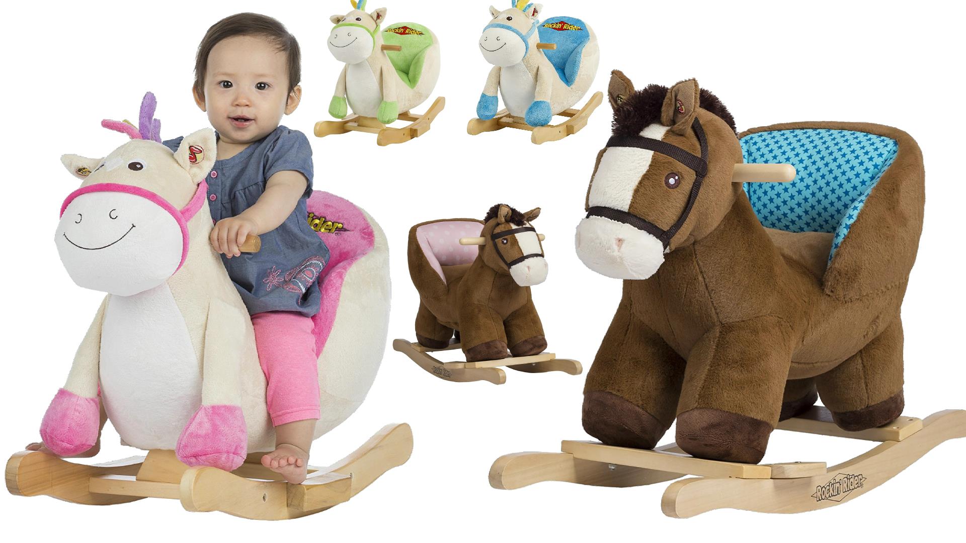 plush baby rocking animals