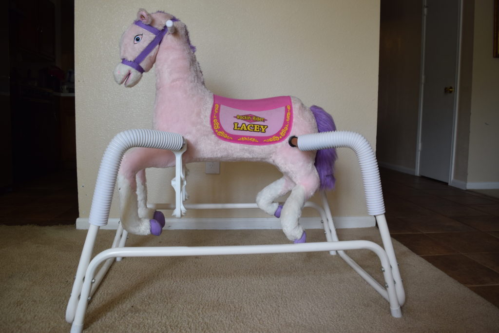 bouncing rocking horse