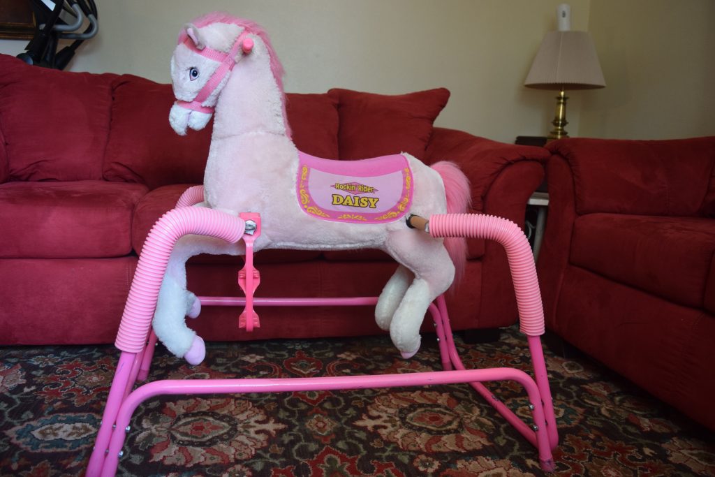 bouncy horse toy with springs