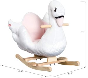 plush rocking sway toy for babies and toddlers to ride on and develop