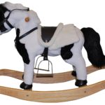 Chrisha Playful plush rocking horse with sound and movement toddlers kids children