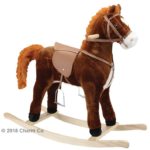 Charm Company plush rocking horse toy with sound and movement