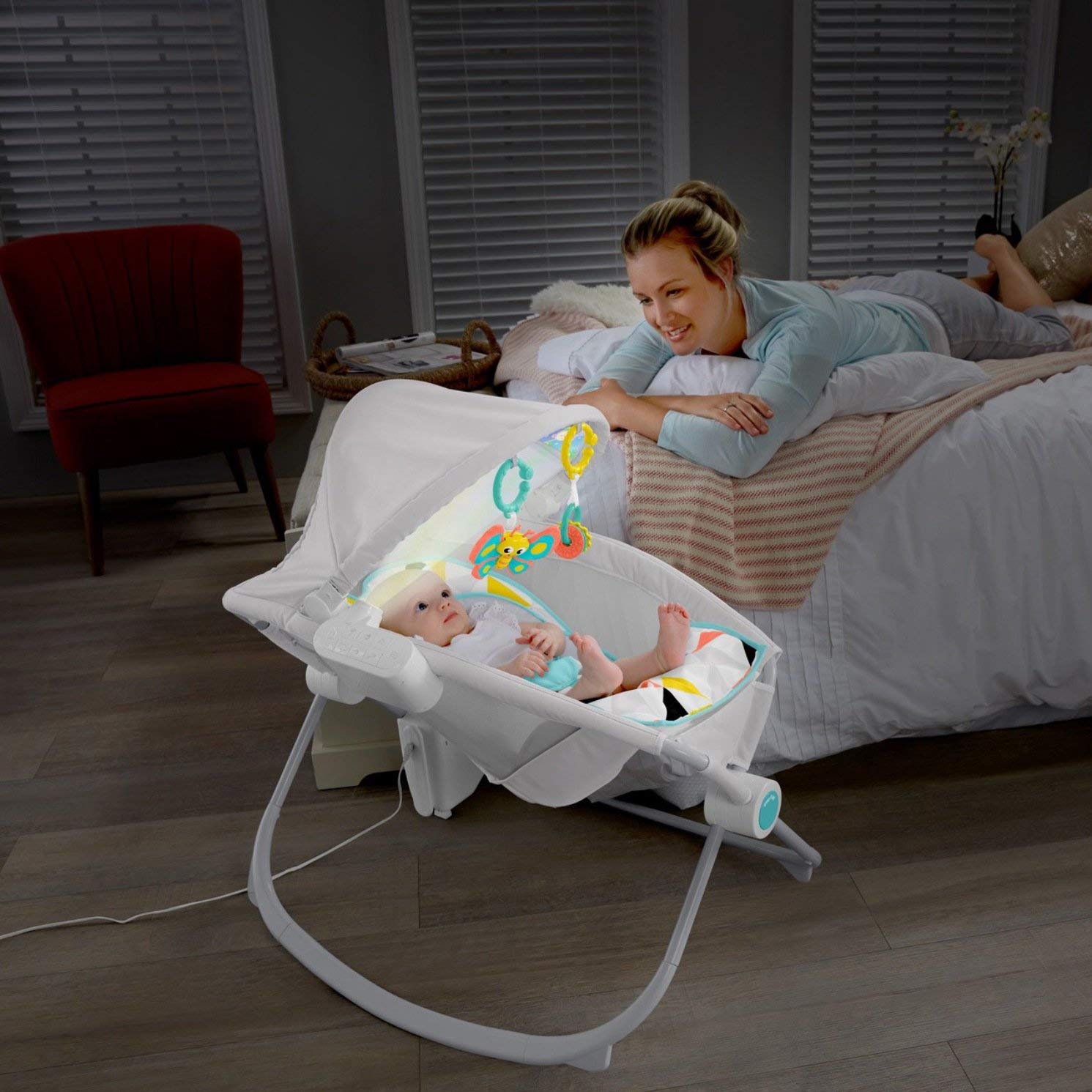 Fisher Price Premium Auto Rock N Play Sleeper With Just The Right Angle Keeps Babyhead Elevated For A Better Milk Digestion And Sleep 